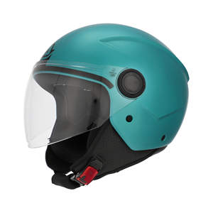 Casque demi-face Acerbis BREZZA METALLIC JET taille XL, visière en polycarbonate avec fermeture rapide, emballé - Product Image 1