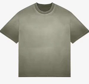 เสื้อยืดผู้ชายขนาดใหญ่220gsm ใหญ่พิเศษพิมพ์ลายสินค้ามาใหม่ระบายอากาศได้แห้งเร็วทำจากผ้าฝ้ายแท้100% - Product Image 6