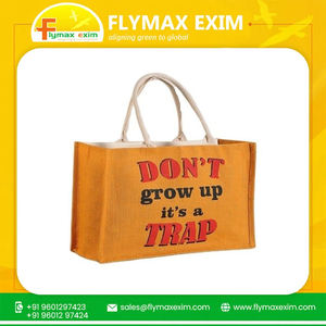 Grands sacs fourre-tout en jute personnalisés écologiques Sacs en jute naturels durables réutilisables et personnalisés pour le shopping tendance à vendre - Product Image 6