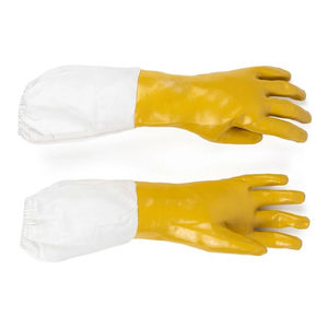 Guantes de trabajo de cuero genuino altamente demandados Trabajadores Transpirable PU 5 Guantes de seguridad para las manos de resistencia - Product Image 2