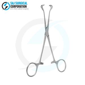 Fórceps Babcock de acero inoxidable alemán Premium grado quirúrgico para procedimientos intestinales y obstétricos sin daño tisular CE - Product Image 1