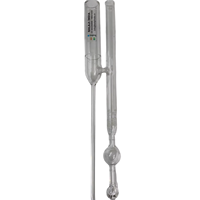 Viscosimètre à tube inversé Oswald BS-IP-RF en verre borosilicaté, certifié ASTM D-445/446 ISO-3104/3105 pour applications essentielles