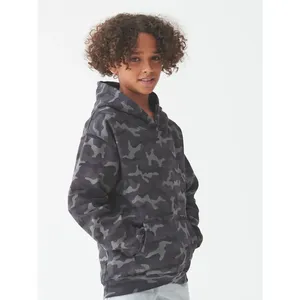 Customizable Kids Camo <b>Hoodie</b> for Promotional Purposes - Product Image 1