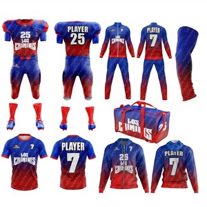 Uniformes de fútbol americano Venta al por mayor Camiseta de fútbol americano barata personalizada/SPATS personalizados, PAQUETE DE BOLSA, GUANTES, CALCETINES Paquete de Oferta - Product Image 1