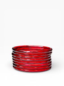 Bracelets en verre facetté de coupe émeraude rouge très vendus, bracelets tendance et légers pour femmes à prix de gros - Product Image 2