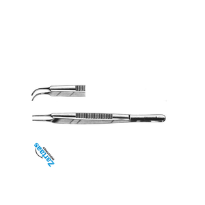 Fórceps Stevens Iris de acero inoxidable de alta calidad, fabricante y exportador de instrumentos quirúrgicos curvos de 11cm - Product Image 4