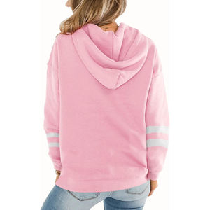 Haute qualité femmes hiver à capuche surdimensionné pull coton polaire sweats à capuche chaud décontracté mode en gros - Product Image 1