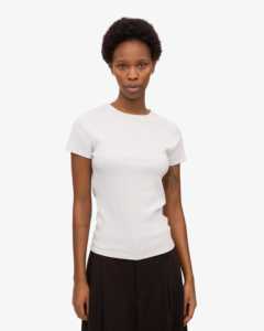 Hauts courts 100% coton pour femmes T-shirts Slim Fit pour Yoga Fitness T-shirts à coupe régulière avec patchs en gros - Product Image 5