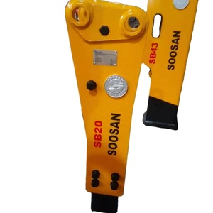 Martillo hidráulico SB20 de alta calidad con parte superior abierta para miniexcavadoras Bob Cat Skid Steer Loader Hard Rocks con motor de nueva condición - Product Image 1