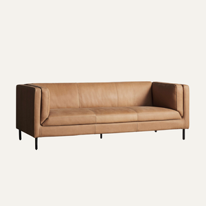 Juego de Sofás Chesterfield de Cuero Genuino de Primera Calidad de Vermont, Muebles Elegantes para Sala de Estar o Apartamento - Product Image 2