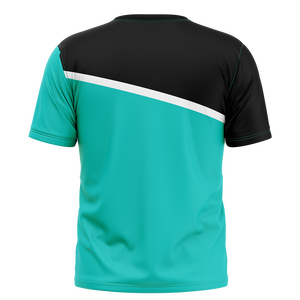 เสื้อยืดคอกลมผู้ชายแบบขายส่งสั่งทำพิเศษ ผ้าโพลีเอสเตอร์ 100% สไตล์ลำลอง พิมพ์ลายแบบซับลิเมชั่น ป้องกันการเป็นขุย - Product Image 4
