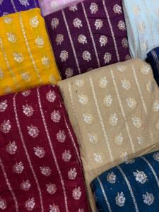 ชุดเดรสแฟชั่นสตรีแบบสั่งตัด100% ผ้าเรยอนผ้า Chanderi สำหรับซับในและเบาะสำหรับเด็กผู้ชายและเด็กผู้หญิง