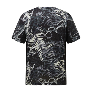 T-shirts à imprimé camouflage jungle, vêtements de rue décontractés pour hommes, en coton doux, imprimé camouflage jungle - Product Image 2