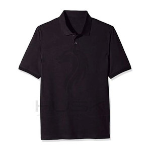Nueva llegada de los hombres de color sólido de ajuste regular de algodón para la camisa de polo de alta calidad 100% de algodón transpirable cuello impreso ropa informal - Product Image 5