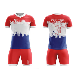 Personalizado Nuevo Diseño Fútbol Ropa Uniforme 100% Poliéster Francia Fútbol Jerseys Fútbol Camisetas Para Hombres - Product Image 4