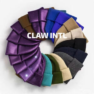 OEM <b>mens</b> Custom Embroidery logo Beanies Cap Knit Designer <b>Winter</b> <b>Hat</b> Satin Silk Beanie <b>Hat</b> - Product Image 6