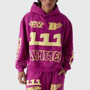 Survêtement d'hiver confortable imprimé avec des motifs en relief audacieux, 100% coton, offrant un confort chaud, un style décontracté pour tous les jours - Product Image 3