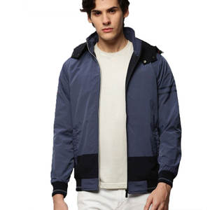 2024 último diseño personalizado de alta calidad para hombre impermeable a prueba de viento Reversible chaqueta de bombardero de moda de invierno con capucha gran oferta - Product Image 1