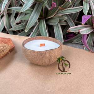 Coco Eco 100g Bougie de spa d'aromathérapie Coquille de noix de coco naturelle Parfum de noix de coco Fait à la main Biodégradable Thanksgiving Easter Bars - Product Image 4