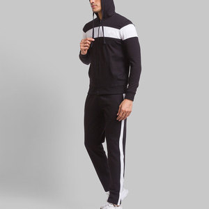 Traje de chándal estampado de peso pesado de lana de algodón cálido de invierno para hombre de talla regular, cosas suaves, patrón sólido, diseño de logotipo personalizado Plus - Product Image 2