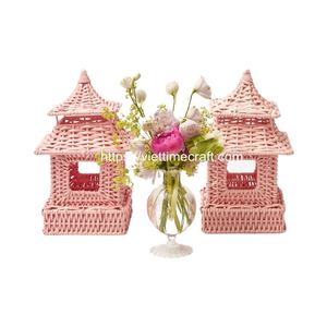 Adorable estilo japonés, pagoda de ratán, Material de mimbre, producto de ratán para decoración al aire libre, venta al por mayor, artesanía de Vietnam - Product Image 1