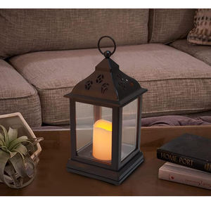 Venta al por mayor de portavelas de metal hecho a mano con color negro para la decoración del hogar y la Oficina de la India - Product Image 3