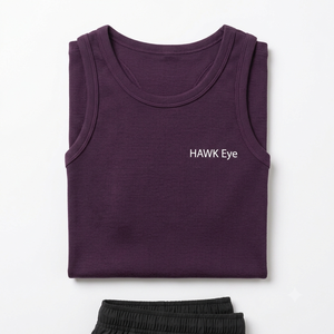HAWK EYE SPORTS Débardeurs décontractés d'été pour femmes en Spandex/Polyester, couleur unie, à double doublure, avec bretelles réglables et col halter - Product Image 3