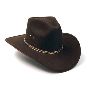 Chapeau de cowboy en cuir à logo personnalisé unisexe Chapeau pliable réversible de créateur en noir Marque privée Utilisation sportive abordable - Product Image 5