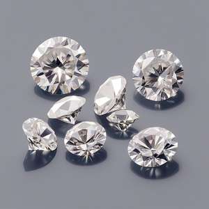 Diamant en vrac 10 À 40 POINTEUR Poli Lâche Synthétique D Couleur VVS Pureté Coupe Ronde Lab Made IGI Type 2A Diamant Mix Lot - Product Image 5