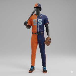 Uniforme de baseball personnalisé de haute qualité, respirant, imprimé numériquement, ensembles de maillot et de pantalon pour les vêtements d'équipe - Product Image 2