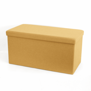 Canapé moderne de salon, <span class=keywords><strong>tabouret</strong></span> pouf en cuir noir personnalisé, siège rembourré rembourré avec rangement pliable pour chambre <span class=keywords><strong>à</strong></span> coucher, fabriqué en usine - Product Image 1