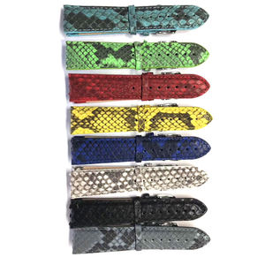 2024 High Quality Handmade Genuine <strong>Python</strong> Leather Smart Watch <strong>Strap</strong> Luxury Sizes 20mm 22mm 18mm Watch Bands 20mm 22mm Watches - Product Image 2