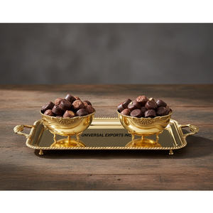 Bandeja de Chocolate de Metal de Lujo, Nueva Colección, con Tazón, Plato de Chocolate de Diseño de Alta Calidad, Bandeja de Chocolate de Diseño en Oferta - Product Image 4