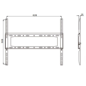 Support fixe mince pour téléviseur à DEL avec structure solide pour une installation murale sûre et robuste dans les espaces de vie - Product Image 5
