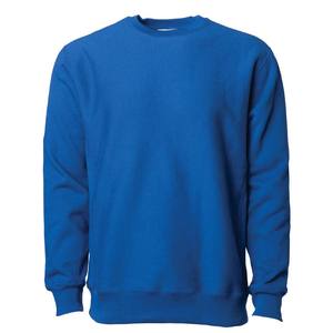 Sudadera térmica con capucha y logotipo de peso medio holgado azul para hombre - Product Image 1