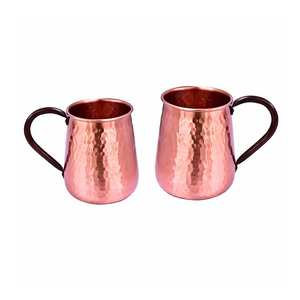 Tasses en cuivre Moscow Mule personnalisées de haute qualité cadeau d'affaires de vente chaude à un prix raisonnable - Product Image 3