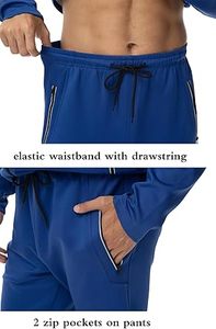Trajes de chándal atléticos de 2 piezas para hombre de algodón 100% personalizados al por mayor trajes de chándal de calentamiento de invierno cómodos de talla grande - Product Image 4