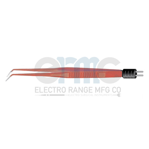 ERMC T226 Forceps Bipolar terisolasi, ujung sudut lurus anti lengket dua Pin AS instrumen bedah baja pas 2025 - Product Image 4