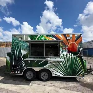 FAST New Customization Camión de comida rápida totalmente equipado Barra móvil Remolque Carro de helados Comida de café para ti - Product Image 6