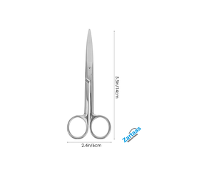 Ciseaux en acier inoxydable 14 CM Fabricant et exportateur de ciseaux droits de dissection d'opération chirurgicale médicale - Product Image 1
