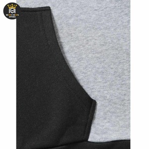 Pull à capuche coupe ample doux à capuche avec poches cordon personnalisé blanc sweats à capuche et sweat-shirts pour hommes - Product Image 6