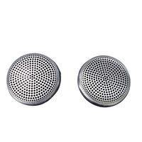 Grilles de haut-parleurs en métal perforé, accessoires en maille noire d'usine OEM, boîtiers en métal perforé, maille métallique pour grille de haut-parleur