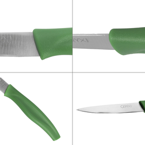 Coltello da cucina Nuuk, lama in acciaio inossidabile, 9 cm, verde (1 unità) - Product Image 5