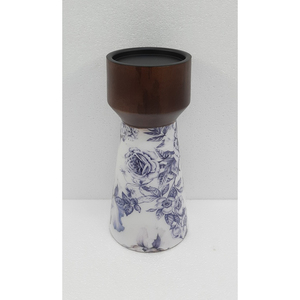 Vente en gros de bougeoirs en métal en vrac décalcomanie émaillée pour la maison et le dessus de table de mariage décoratif fait à la main - Product Image 5