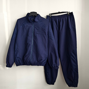 ชุดแจ็คเก็ตกันลมแบบมีซิปและกางเกงขายาวสำหรับผู้ชายไซส์ใหญ่ ทำจากไนลอน รุ่นปี 2025 - Product Image 1