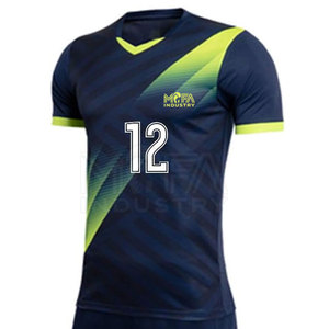 Nouvelle conception, uniforme de volley-ball sur mesure, 100% polyester, séchage rapide et respirant, unisexe, adulte, best-seller au Pakistan - Product Image 4