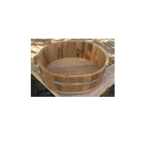 Cuenco de madera para Spa, cuenco para remojo de pies, cuenco de manicura de Acacia con reposapiés, equipo decorativo para uñas, cuenco de madera de lujo - Product Image 2