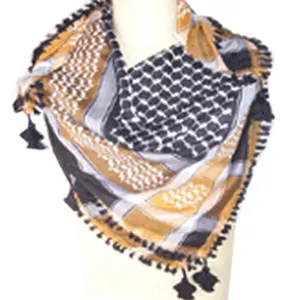 arafat scarf/shemagh/yashmagh keffiyeh arab scarf cute knitted scarf stripe knitted scarf