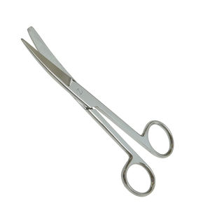 La mejor calidad apósitos tijera espejo acabado 125 mm hoja curva Metal acero cirugía habitación Tijera - Product Image 1