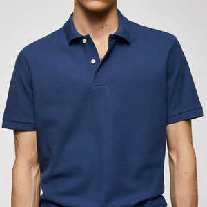 Polo Antiarrugas de Punto, Manga Corta, Casual y Formal para Hombre, 100% Algodón, Corte Ajustado, 220 g/m², con Cuello - Product Image 4